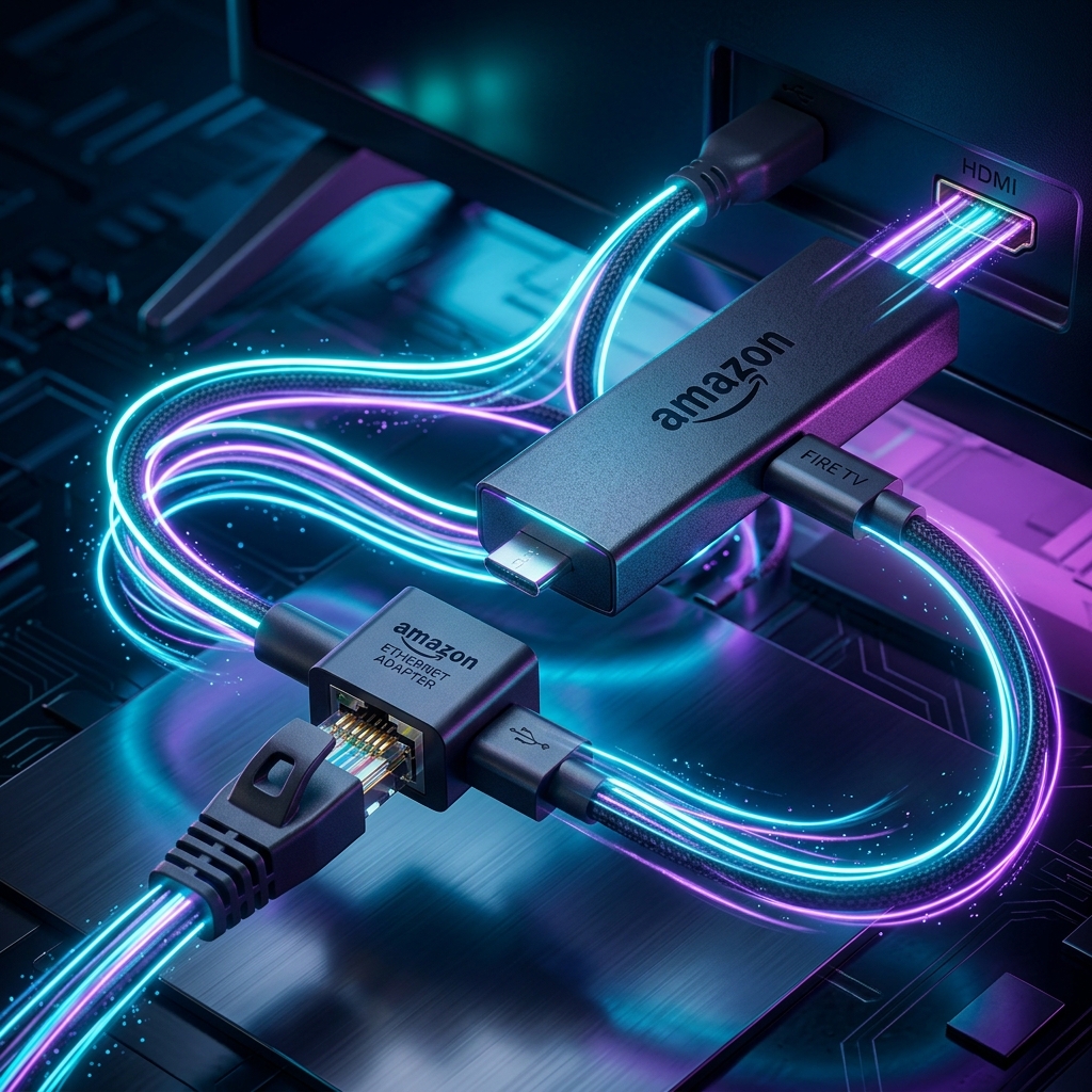 Comment connecter un Fire TV Stick avec un câble Ethernet