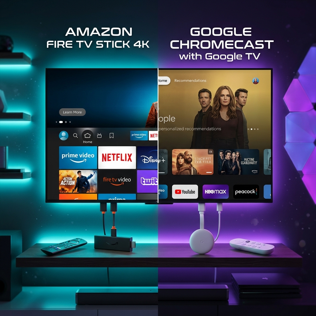 Fire TV Stick ou Chromecast pour IPTV ?