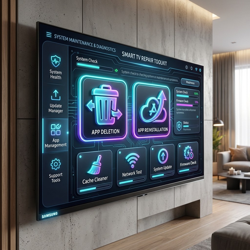 Comment supprimer et réinstaller une application IPTV sur Samsung TV