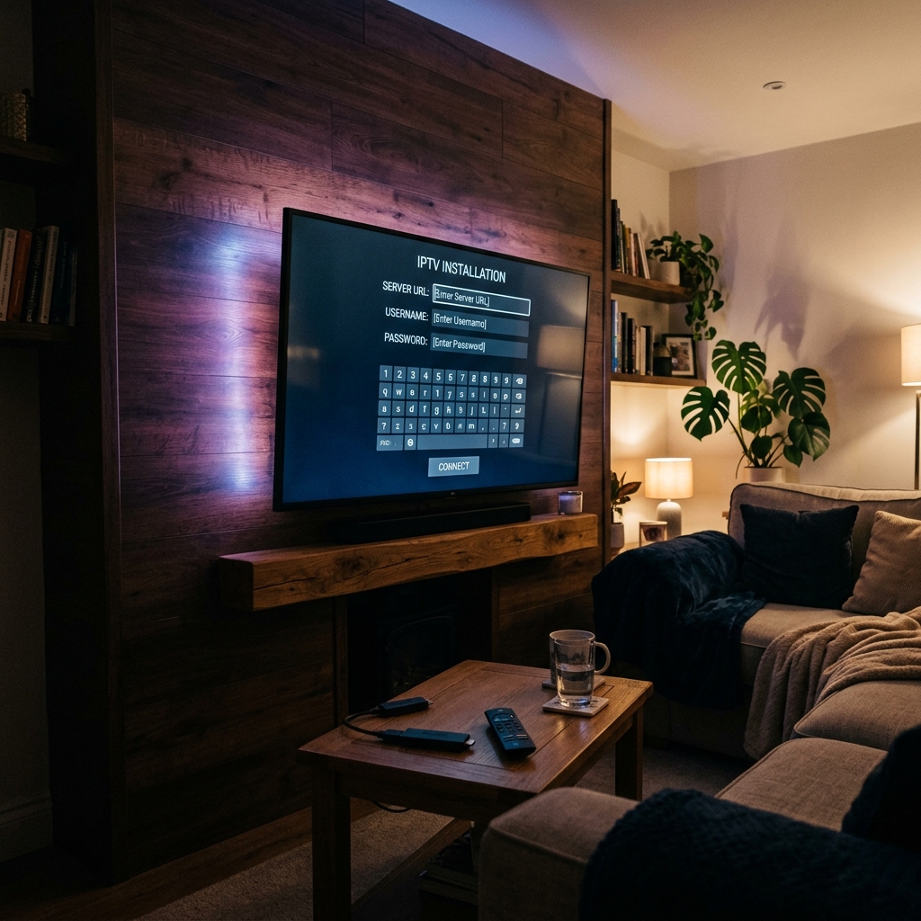 Installation de l'abonnement IPTV OTT Premium 4K sur Smart TV